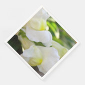 Elegant in Weiß Serviette (Ecke)