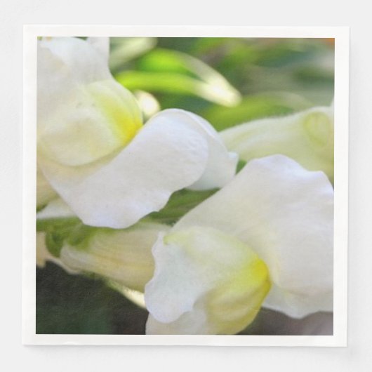 Elegant in Weiß Serviette (Vorderseite)