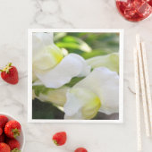 Elegant in Weiß Serviette (Beispiel)