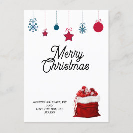 Elegant in Weiß und Rot | Frohe Weihnachten