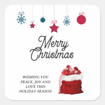 Elegant in Weiß und Rot | Frohe Weihnachten