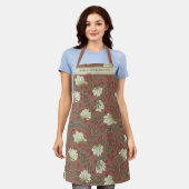 Elegant, individuell nach Blumenmuster gebacken Schürze (Getragen)