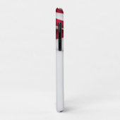 Elegant Initial American Flag Monogram Case-Mate iPhone Hülle (Hinten/Links)