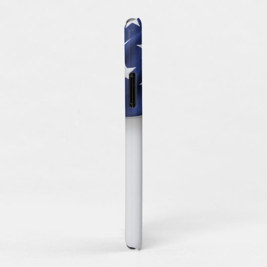 Elegant Initial American Flag Monogram Case-Mate iPhone Hülle (Hinten/Rechts)