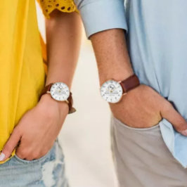  Elegant Initials White Luxury Vintage Monogram Armbanduhr