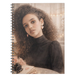 Elegant- Inspiring Beauty Spiral Photo Notebook Notizblock