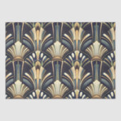 Elegant Intricate Art Deco Luxury Gold Seidenpapier (Vorderseite)