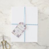 Elegant Iris Brautparty Tea Geschenkanhänger (Mit Garn)
