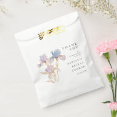 Elegant Iris Floral Brautparty Geschenktütchen (Versiegelt)