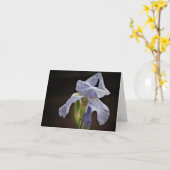 Elegant Iris Note Card Karte (Gelbe Blume)
