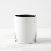 Elegant Iris Personalisiert Floral Tasse (Zentrum)