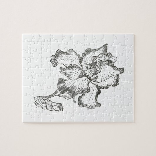 Elegant Iris Puzzle (Horizontal)