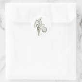 Elegant Iris Sticker (Tasche)