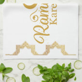 Elegant Islamic Calligraphy Ramadan Decor Geschirrtuch (Gefaltet)