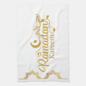 Elegant Islamic Calligraphy Ramadan Decor Geschirrtuch (Vertikal)