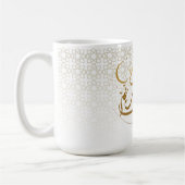 Elegant Islamic Crescent Moon Coffee Cup Kaffeetasse (Links)