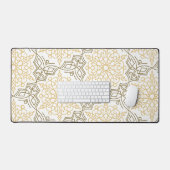 Elegant Islamic Geometric Schreibtischunterlage (Tastatur & Maus)