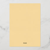 Elegant Islamic Wedding Invitation Folieneinladung (Rückseite)