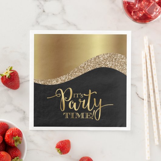 Elegant ist das Party Time Paper Napkin Serviette (Beispiel)