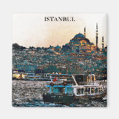 Elegant Istanbul Türkei Hagia Sophia Architektur Magnet (Vorne)