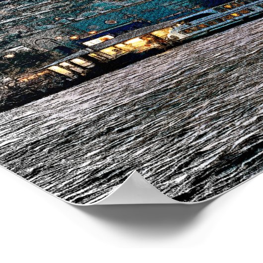 Elegant Istanbul Türkei Hagia Sophia Architektur Poster (Ecke)