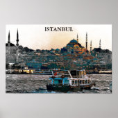 Elegant Istanbul Türkei Hagia Sophia Architektur Poster (Vorne)