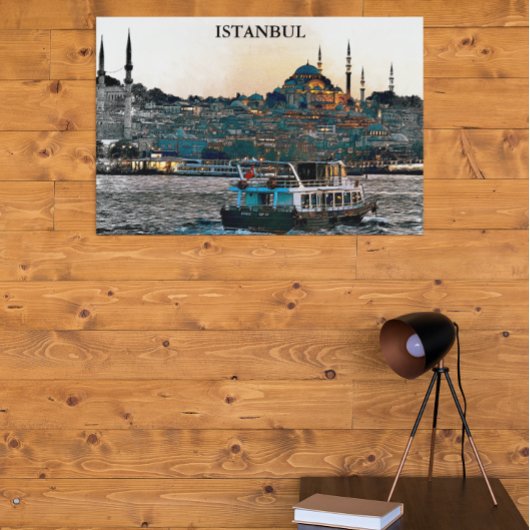 Elegant Istanbul Türkei Hagia Sophia Architektur Poster
