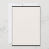 Elegant Ivory Calligraphy Old Money Wedding Einladung (Rückseite)