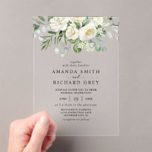 Elegant Ivory Floral & Greenery Eucalyptus Wedding