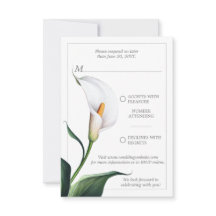 Elegant Ivory White Calla Lily Wedding