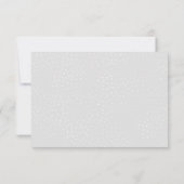 Elegant Ivy and Fern Wedding RSVP (Rückseite)