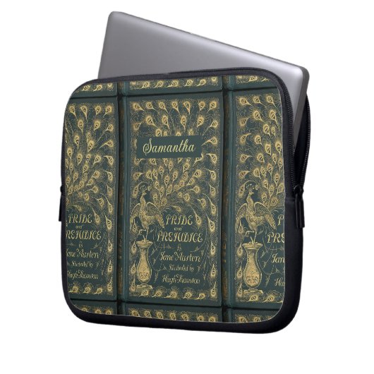 Elegant Jane Austen Pride and Prejudice Book Cover (Vorderseite Links)