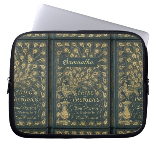 Elegant Jane Austen Pride and Prejudice Book Cover (Vorderseite)