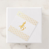 Elegant Japanese Bridal Shower Geschenkanhänger (Mit Box)