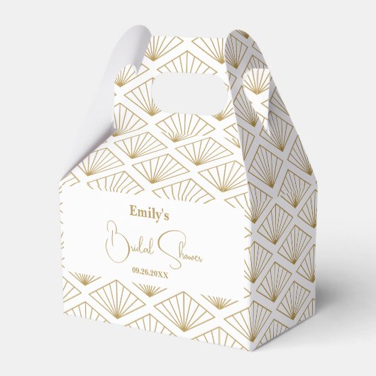 Elegant Japanese Bridal Shower Geschenkschachtel (Vorderseite)