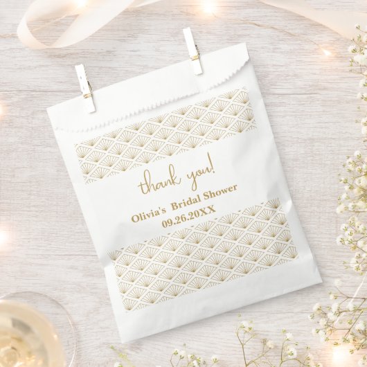 Elegant Japanese Bridal Shower Geschenktütchen (Ausgeschnitten)