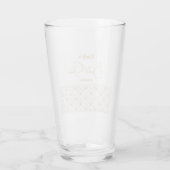 Elegant Japanese Bridal Shower Glas (Rückseite)