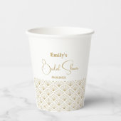 Elegant Japanese Bridal Shower Pappbecher (Vorderseite)