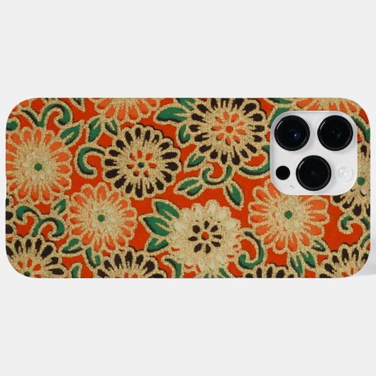 Elegant Japanese Washi Origami Chrysanthemum Case-Mate iPhone Hülle (Rückseite (Horizontal))