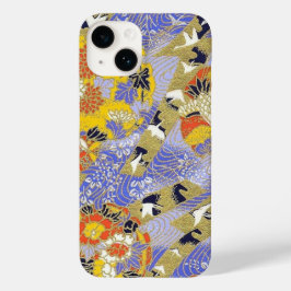 Elegant Japanese Washi Origami Lucky Cranes Case-Mate iPhone 14 Hülle