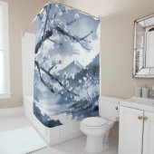 Elegant, japanisch duschvorhang (Beispiel)