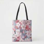 Elegant Japanisch Sakura Floral Tasche (Vorderseite)