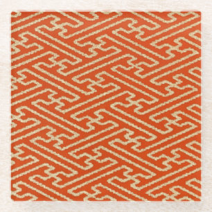 Elegant Japanisch Washi Origami Geometric Glasuntersetzer