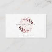 ELEGANT JEDER ALTERSPINK LILA FAUNA SCHREIBEN GEBU PLATZKARTE (Rückseite)