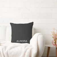Elegant Jet Black Personalisiert Name -