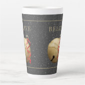 Elegant Jingle Bell, BELIEVE with Snow Milchtasse (Vorderseite)