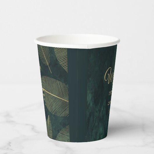 Elegant Joint Double Birthday Twin Pappbecher (Rechts)