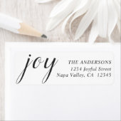 Elegant Joy Rücksendeadresse (Insitu)