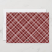 Elegant Joy Snowflakes Kariert Frohe Weihnachten F (Rückseite)