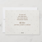 Elegant JOYFUL Multi Foto Weihnachten (Rückseite)